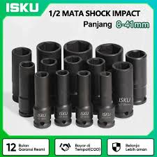 Isku Mata Kunci Shock Extra Panjang Impact 8mm-41MM