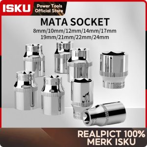 Isku Mata Socket Kunci Sock 1/2 8mm-24mm