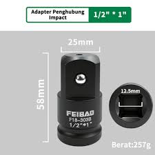 Feibao Adaptor Shock 1/2 Konversi 1"