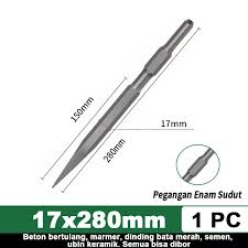 Mata Bor Bobok Beton 17x280mm Tajam
