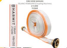 Selang Pemadam Fire Hose Kanvas 13 Bar 2"x20 Mtr Coupling Harmit