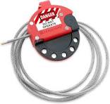 adjustable multipurpose safety lock - 4mm HM326 cable lockout