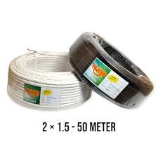 kabel listrik serabut HYO 2X1.5 50 meter