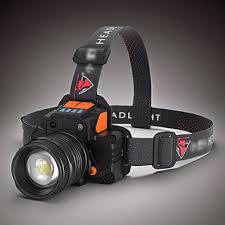 senter kepala LED RECHARGEABLE HEADLAMP LUBY type L2911 60 Watt Dimmer baterai
