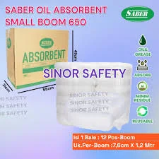 oil absorbent small boom 650 penyerap tumpahan minyak saber