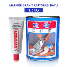 1.3 kg lem batu lem batu marmer lem batu alam super kuat lem instan super kuat untuk marmer dan granit