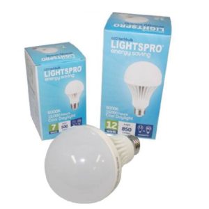 Lightspro lampu led bohlam 12 watt white capsule listrik 220v cahaya putih cdl