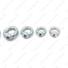 eye nut galvanis M6,8,10,12,16,20mm - mata baut galvanis putih lifting eyenut
