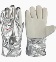 castong nfrr15-34 sarung tangan alumunizer tahan panas 300C - heat resistant safety glove