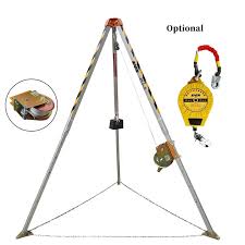 rescue tripod kaen jsj-s 300kg tripod evakuasi penyelamatan darurat untuk ketinggian & lubang
