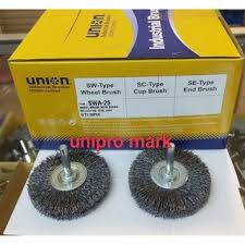 sikat piring gagang swa-25 kawat baja tebal 65mm-2.1/2in