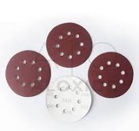 amplas bulat tempel 5 inch 8 lubang - hamplas perekat velcro disc hampelas poles gosok hole8 - grit 1000