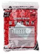 earplug delta plus conic 2v500 - refil 500 pasang sumbat telingan safety polyurethane sekali pakai