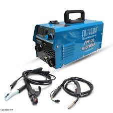 fujiyama FW120 mig mma mesin las tanpa gas co2 flux core wire gasless welder igbt inverter welding