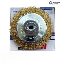 sikat piring dish brush DBB-01 kawat kuning multipro 100mm/0.3mm/4in m10x1,5mm