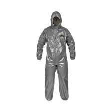 lakeland chemmax 3 CT3S430G - coverall anti kimia dengan sarung tangan & sepatu safety terpasang