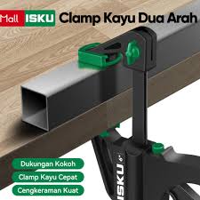 isku clamp kayu F-clamp cepat, penjepit kayu dua arah super kuat untuk diy dan pertukangan