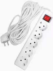 visero stop kontak 5 lubang kabel 3,5,10 meter - cetrekan terminal kuningan saklar ardercolokan sni