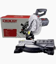 doliz ba125 miter saw 10inch - mitre saw gergaji pigura mitersaw pemotong almunium alumunium kayu wood