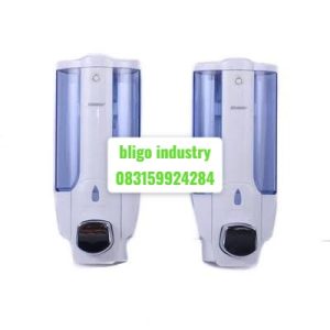 KRISBOW 380 ML SET 2 PCS DISPENSER SABUN CAIR - PUTIH