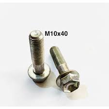 SS304 baut flange M10x40 (SUS304 A2-70 flange bolt stainless)