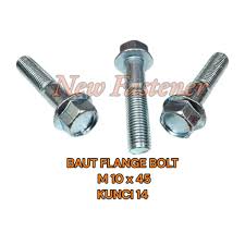 SS304 baut flange M10X45 (SUS304 A2-70 flange bolt stainless)