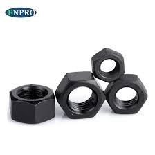baja hitam 2H hex nut 7/8" (mur hexagon baja ASTM A194)
