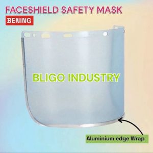 kaca mika faceshield helmet apd hanya visor bening frame list alumunium