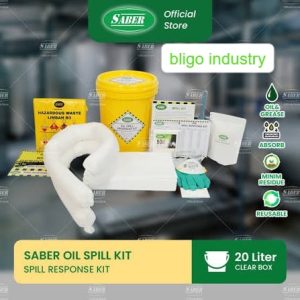 saber universal spill response kit 20 liter dengan soft bag