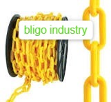 plastik chain rantai plastik safety traffic cone kuning