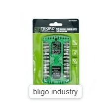 tekiro double ended bits set ph2 (-) 6x65mm 10 pcs