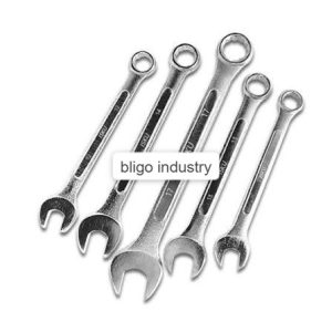 isku kunci ring pas 8/9/10/11/12/13/14/17/18/19/21/22/24 mm kunci ring set lengkap combination spanner wrench kombinasi/plum blossom open end combination wrench bolak balik spanner wench