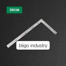 feibao penggaris siku L baja 20cm-60cm