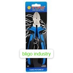 tora tang potong 8inch blue black satin finishing