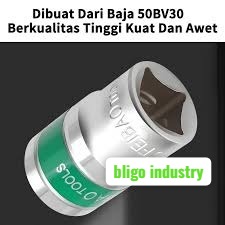 feibao mata shock sock pendek 1/2 8mm - 32mm tipe 6 sudut dan 12 sudut torsi kuat kualitas terbaik