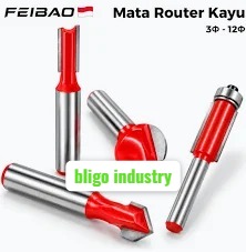 feibao mata router kayu ukuran 3mm 4mm 6mm 8mm 10mm 12mm | mata roofing kayu pisau tajam