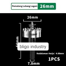feibao mata bor 15mm-80mm gergaji lubang logam / pengebor alumunium baja kualitas premium