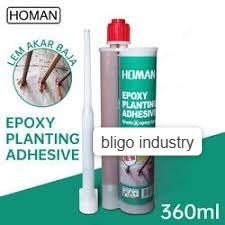 homan epoxy planting adhesive 360ml lem beton dinding lem akar baja untuk merekatkan angkur ke beton dan besi rebar