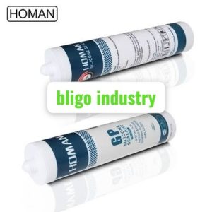 lem kaca netral 300ml lem silikon homan multifungsi perekat kuat tahan cuaca flexible
