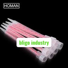 homan nosel nat ubin keramik batang hibrida 18 untai pp inti spiral 23.5 cm untuk pencapuran merata