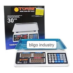 tora timbangan digital 30kg new model G putih